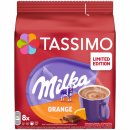 Tassimo Milka Orange (6x240g Packung, 96 T-Discs für 48 Getränke) + usy Block
