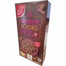 Gut&Günstig Knusper Schoko Müsli mit knusprigen Hafervollkornflocken 6er Pack (6x600g Packung) + usy Block