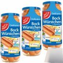 Gut&Günstig Bockwürstchen in Eigenhaut Spitzenqualität 3er Pack (24 Stück 3x720g ATG) + usy Block