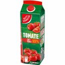 Gut&Günstig Tomatensaft Saftgehalt 99% 6er Pack (6x1 Liter Packung) + usy Block