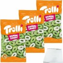 Trolli Apfelringe Fruchtgummi 3er Pack (3x1kg XL Packung) + usy Block