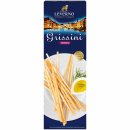 Leverno Grissini Torinesi Italienische Gebäckstangen extra dünn und knusprig 3er Pack (3x125g Packung) + usy Block