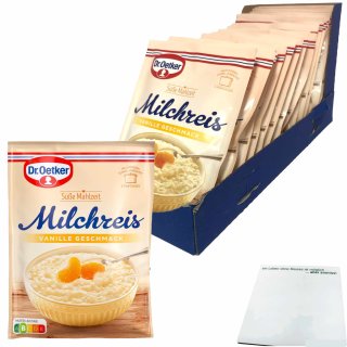 Dr. Oetker Süße Mahlzeit Milchreis Vanille VPE (16x125g Packung) + usy Block