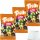Trolli Pingummi Pinguine aus Schaumzucker und Fruchtgummi 3er Pack (3x1kg XL Packung) + usy Block