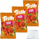 Trolli Wurrli Fruchtgummi-Würmer mit Fruchtgeschmack 3er Pack (3x1kg XL Packung)  + usy Block