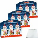 Ferrero Kinder kleine Weihnachstmänner 3 Figuren in Aufsteller 3er Pack (3x45g) + usy Block
