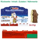 Ferrero Kinder kleine Weihnachstmänner 3 Figuren in Aufsteller 6er Pack (6x45g) + usy Block