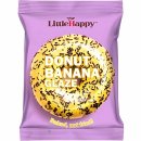 Little Happy Banana Glaze Donut 3er Pack (3x50g Packung) + usy Block