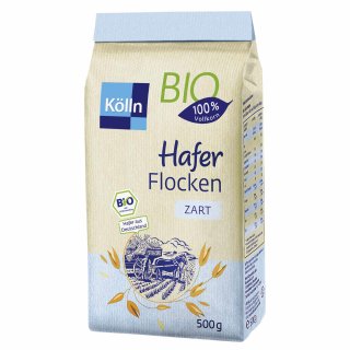Kölln Bio Haferflocken zart (500g Packung)
