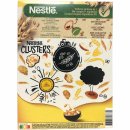 Nestle Clusters Mandel Cerealien 63% Vollkorn 3er Pack (3x325g Packung) + usy Block