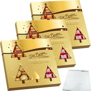 Ferrero Die Besten Weihnachten 3er Pack (3x400g Packung) + usy Block
