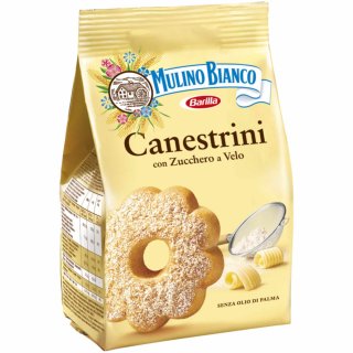 Mulino Bianco Canestrini Kekse mit Puderzucker (200g Beutel)
