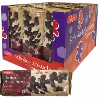 Stieffenhofer Schoko-Lebkuchen Figuren mit Zartbitterschokolade VPE (18x200g Packung)