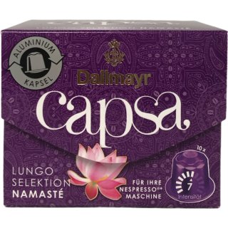 Dallmayr Capsa Lungo Selektion Namaste 10 Kapseln (56g Packung)
