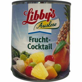 Libbys gezuckerter Fruchtcocktail 500g ATG MHD 07.2023 B Ware Restposten