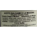 Mussini Aceto Balsamico Balsamessig aus Modena Silber IGP...