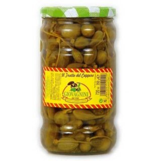Giovaginini Kapern mit Stängel (720ml Glas)