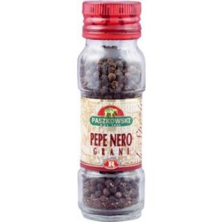Rebecchi Pepe Nero schwarzer Pfeffer ganz (50g Streuer)