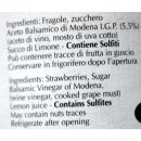 Composta di Fragole Erdbeerkompott mit Balsamessig (220g Glas)