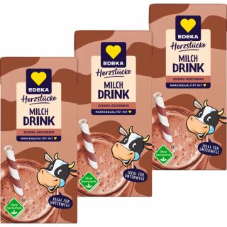 Edeka Milchdrink Schoko (3x200ml Packung)