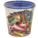 Ahoj-Brause Pulver mit allen 4 Sorten (580g Eimer) B Ware Dose beschädigt