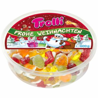 Trolli Frohe Weihnachten (600g Runddose)