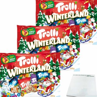 Trolli Winterland 3er Pack (3x360g Packung) + usy Block