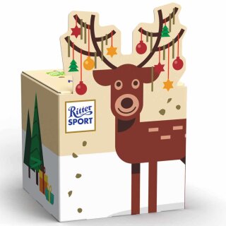 Ritter Sport Rentier Würfel (83g Packung)
