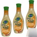 Remia Honig-Senf Salat Dressing 3er Pack (3x450ml Tube) + usy Block
