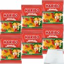 Haribo Almdudler Fruchtgummi mit Kräuter- Himbeer und Holundergeschmack 6er Pack (6x160g Beutel) + usy Block