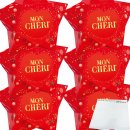 Mon Chéri Kleiner Stern Weihnachten 6er Pack (6x42g Packung) + usy Block