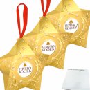 Ferrero Rocher Stern 3er Pack (3x37,5g Packung) + usy Block
