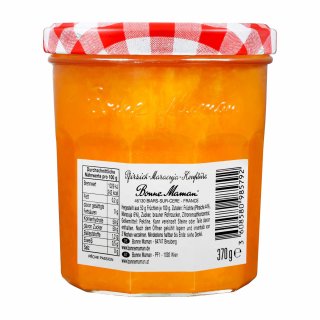 Bonne Maman Pfirsich-Maracuja-Konfitüre (370g Glas)