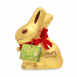 Lindt Goldhase mit Geschenkumschlag (200g Packung)