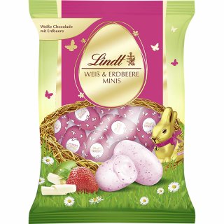 100G LINDT MINI-EIERERDBEERE