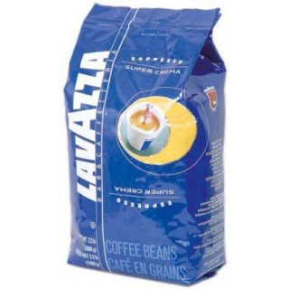 Lavazza Espressobohnen Super Crema für Profimaschinen (1kg Beutel)