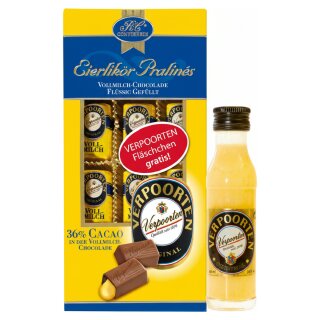Verporten Pralinen Vollmilch (120g) mit gratis Fläschchen