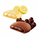 Hellma Crisp & Creamy Schoko & Lemon Gebäck Küchlein mit Cremefüllung (988g Karton)