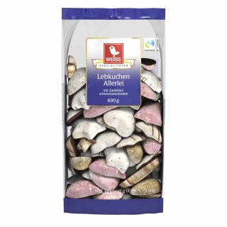 600G WEISS LEBKUCHEN-ALLERLEI