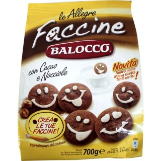 Balocco Allegre Faccine Biscotti Kekse (700g Beutel)