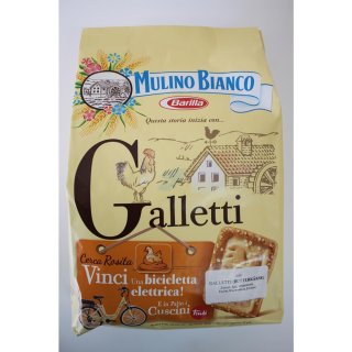 Mulino Bianco Galletti Kekse mit Zuckerglasur (400g Beutel)