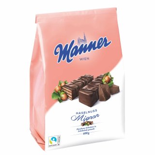 400G MANNER HASEL-NUSS MIGNON SCHNITTE