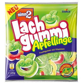 Storck Nimm 2 Lachgummi Apfellinge (225g Beutel)