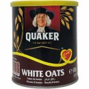 Quaker Weisser Hafer Haferflocken 3er Pack (3x500g Dose) + usy Block