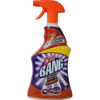 Cilit Bang Turboschaum Kraftreiniger gegen Kalk und Schmutz (1x750 ml Sprüh-Flasche)