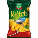 Funny-Frisch Riffels Naturell Kartoffelchips 3er Pack (3x150g Packung) + usy Block