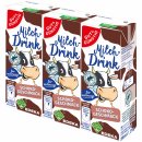 Gut&Günstig Milchdrink Schoko vollmundiger Schokogeschmack mit fettarmer Milch und Papier-Trinkhalm 10er Pack (30x200ml) + usy Block
