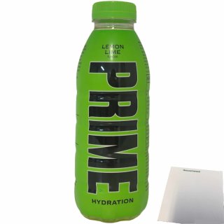 Prime Hydration Sportdrink Lemon Lime Flavour (500ml Flasche) inkl Pfand + usy Block