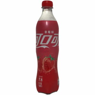 Coca Cola Strawberry China (500ml Flasche)