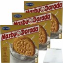 Artiach Marbu Dorada Galletas Spanische Kekse 3er Pack (3x600g Packung) + usy Block
